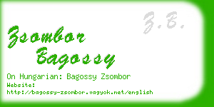 zsombor bagossy business card